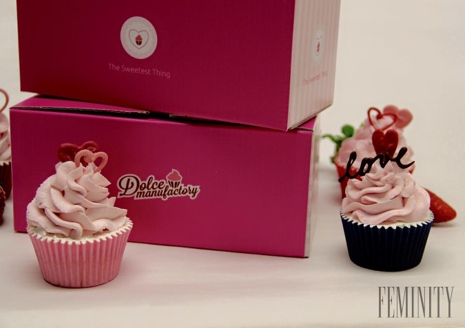 Dolce manufactory a valentínska krabica cupcakes