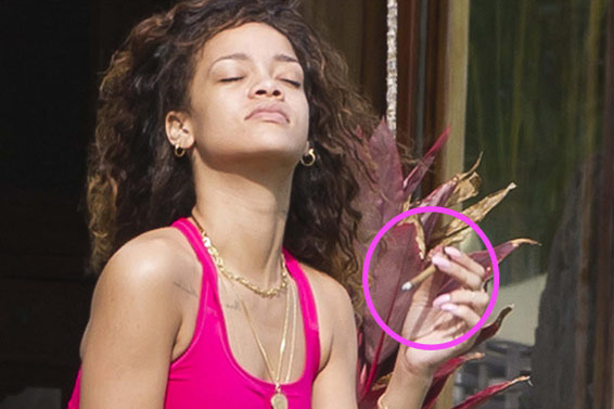 Rihanna, marihuana