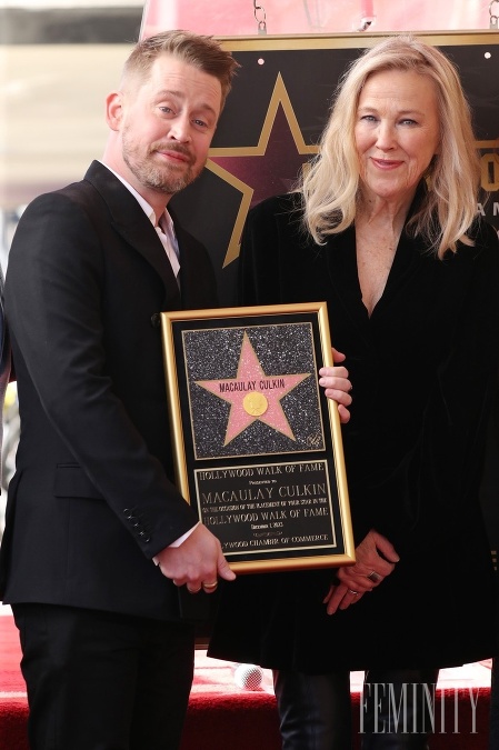 Herečka O'Hara počas Culkinovho hviezdneho ceremoniálu na Hollywoodskom chodníku slávy v decembri 2023. Herečka O'Hara počas Culkinovho hviezdneho ceremoniálu na Hollywoodskom chodníku slávy v decembri 2023.
