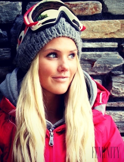 Krásna snowbardistka Silje Norendal