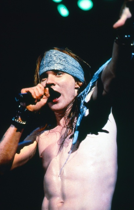 Axl Rose ako 25-ročný