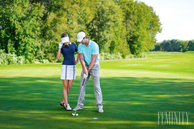 Naučte sa základný postoj pri golfe