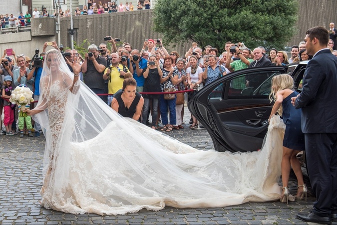 Dominika Cibulková si pred necelými siedmimi rokmi vzala svojho dlhoročného partnera Michala Navaru