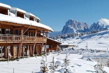 Luxusný hotel Seiser Alm Urthaler v talianskych Dolomitoch.