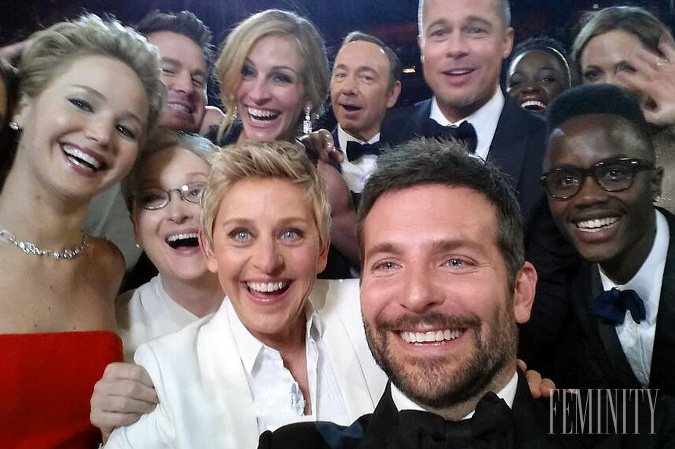 Autorka najznámejšej selfie sveta, Ellen Degeneres, je miláčikom Hollywoodu